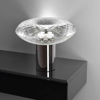 Black Base Water Glass Lamp | lights - Decorfur