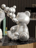 Online celebrity Bubble Bear Ornaments Creative Living Room Home Furnishings TV Wine Cabinet Office porch desktop light luxury soft outfit. |  - Decorfur