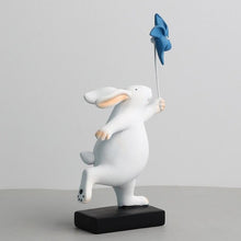 Windmill White Rabbit Decor | Vase - Decorfur