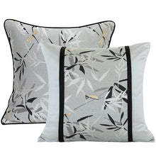 Dragonfly Black and Silver Cushion Cover (Set of 2)
