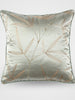 Satin Grey Bamboo Embroidered Cushion Cover (Set of 2)