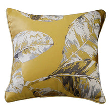 Golden Leaf Cushion Cover  (Set of 2)