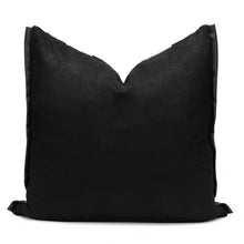 Black Grey Geometric Texture Cushions  (Set of 2)