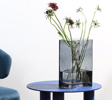 Creative irregular flat Jar Vase transparent hydroponic flower arrangement living room dining table porch model room handicraft ornaments |  - Decorfur