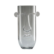 Three-dimensional Face Glass Vase