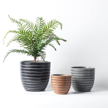 Horizontal Ripple Vases | planters - Decorfur