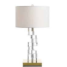 Crystal modern side table lamp