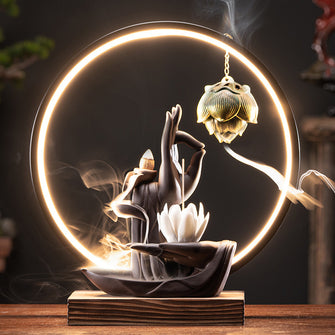 Vitakra mudra lamp & incense burner