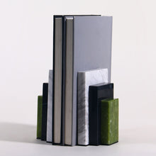 Four-Color Mosaic Marble Bookend