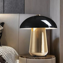 Post-modern fashion creative mushroom art table lamp living room bedroom hotel bedside designer golden table lamp. freeshipping - Decorfur