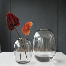 Glass vase flower