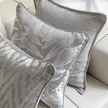Grey Patterned Pillow Covers (Set of 2)