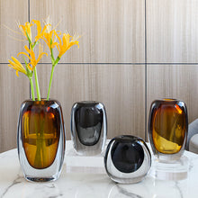 Double Tinted Glass Vases