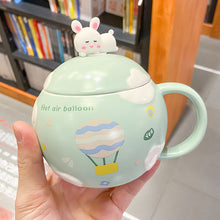 cute rabbit ceramic cup