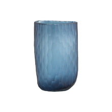 Frosted Honeycomb Glass Vase