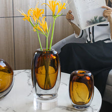 Double Tinted Glass Vases