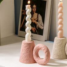 Sand Textured Ring Candle Holder