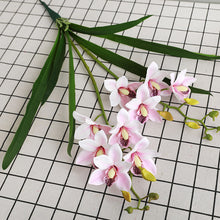 Two headed Orchid Flower Single Stick