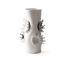 Water Splash White Vase