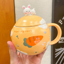 cute rabbit ceramic cup