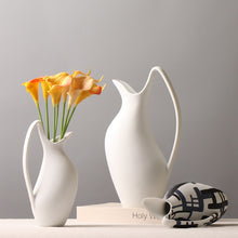 Vessel White Painted Vase