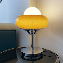 Medieval space age egg tart desk lamp Nordic modern Bauhaus bedside desk warm desk lamp freeshipping - Decorfur