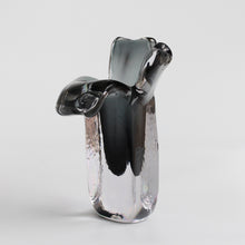 Petal Black and Transparent Vase