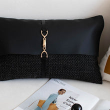 Black Golden Belt Pillow Case (Set of 2)