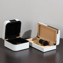 Minimal White Textured Jewelry Box | JEWELLERY BOXES - Decorfur