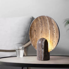 Brown Textured Table Lamp