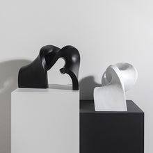 Twisted Swing Black and White Bookend | bookend - Decorfur