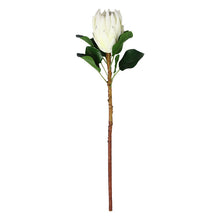 White Lancelot Emperor Artificial Flower Single Stick