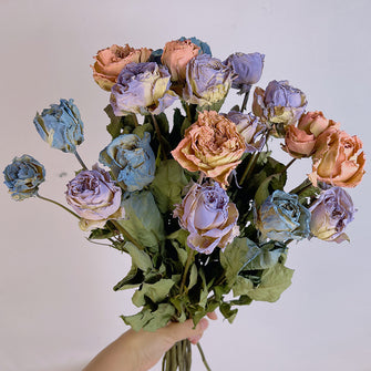 Dry Rose Artificial Flower (Bunch)