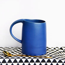 Solid Blue Ceramic Mug (Set of 2)