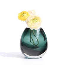 Blue Thick Soled Glass Vase