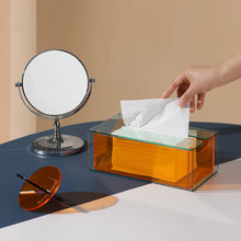 Lemon and orange paper tissue box