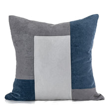 Blue Grey Pillow Cover (Set of 2)