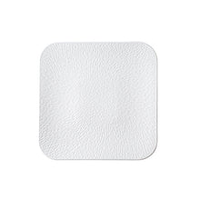 Square Black and White Textured Plate