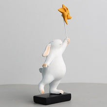 Windmill White Rabbit Decor | Vase - Decorfur