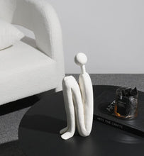 Sitting Stickman Figurine