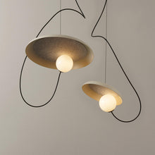 Iron Plate Moon Pendant Light