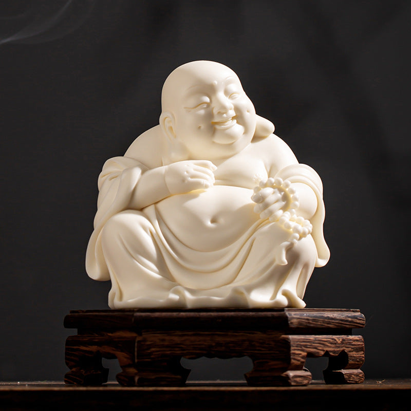 White buddha decor (white porcelain) | buddha decor - Decorfur
