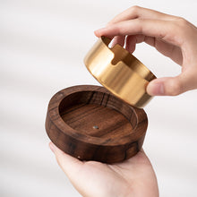 Walnut ashtray