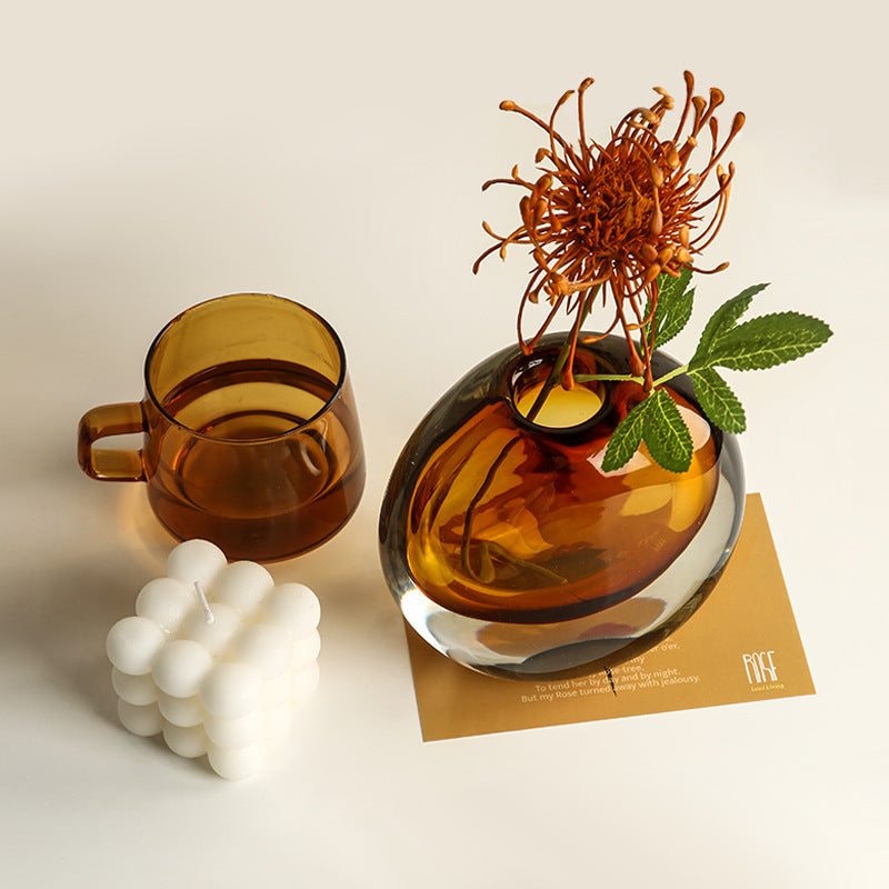 Tinted glass vase | vase - Decorfur