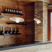 Iron Plate Moon Pendant Light