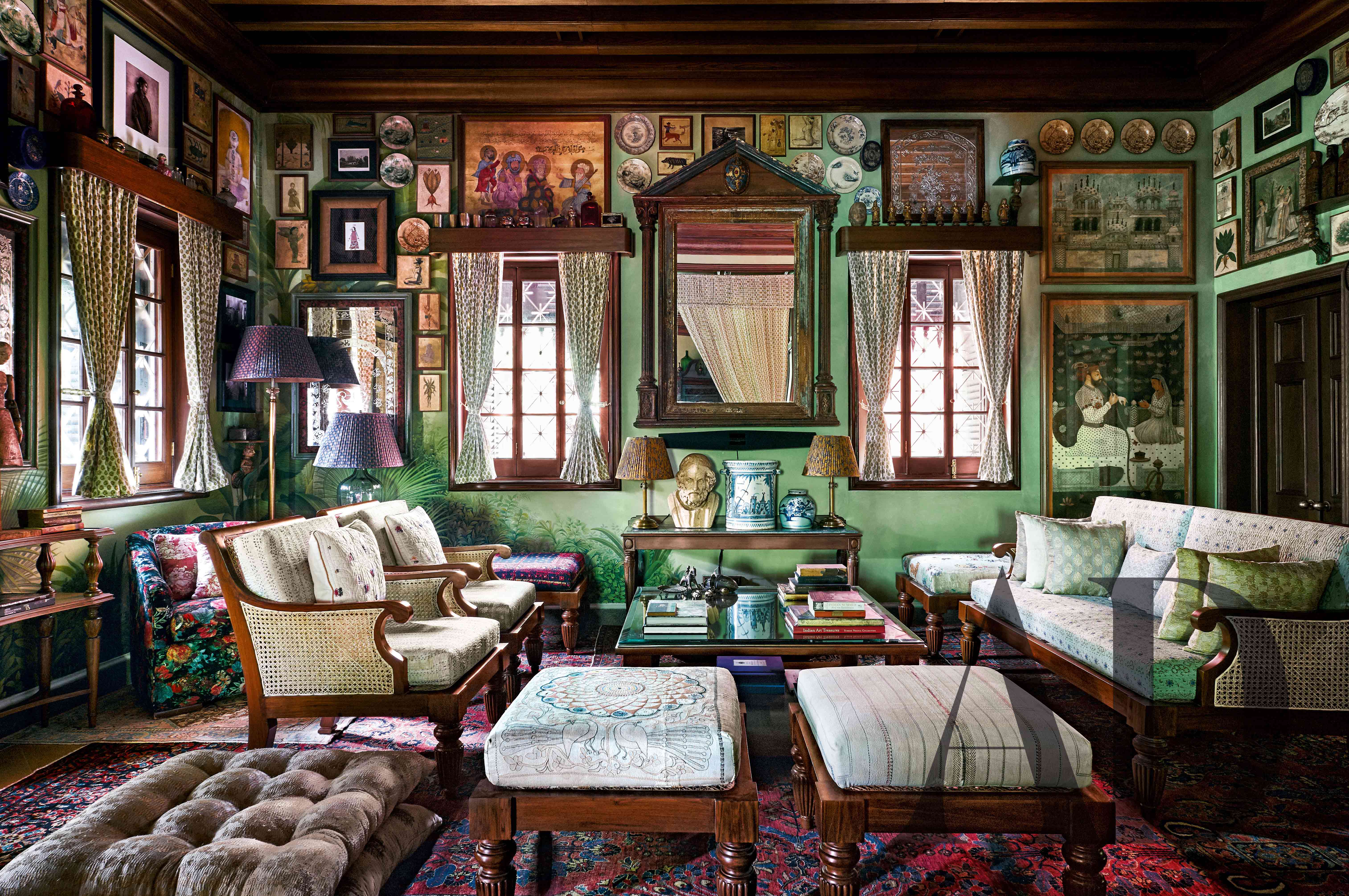 Inside the Calcutta mansion of Sabyasachi Mukherjee - AD September 2018 Style Issue