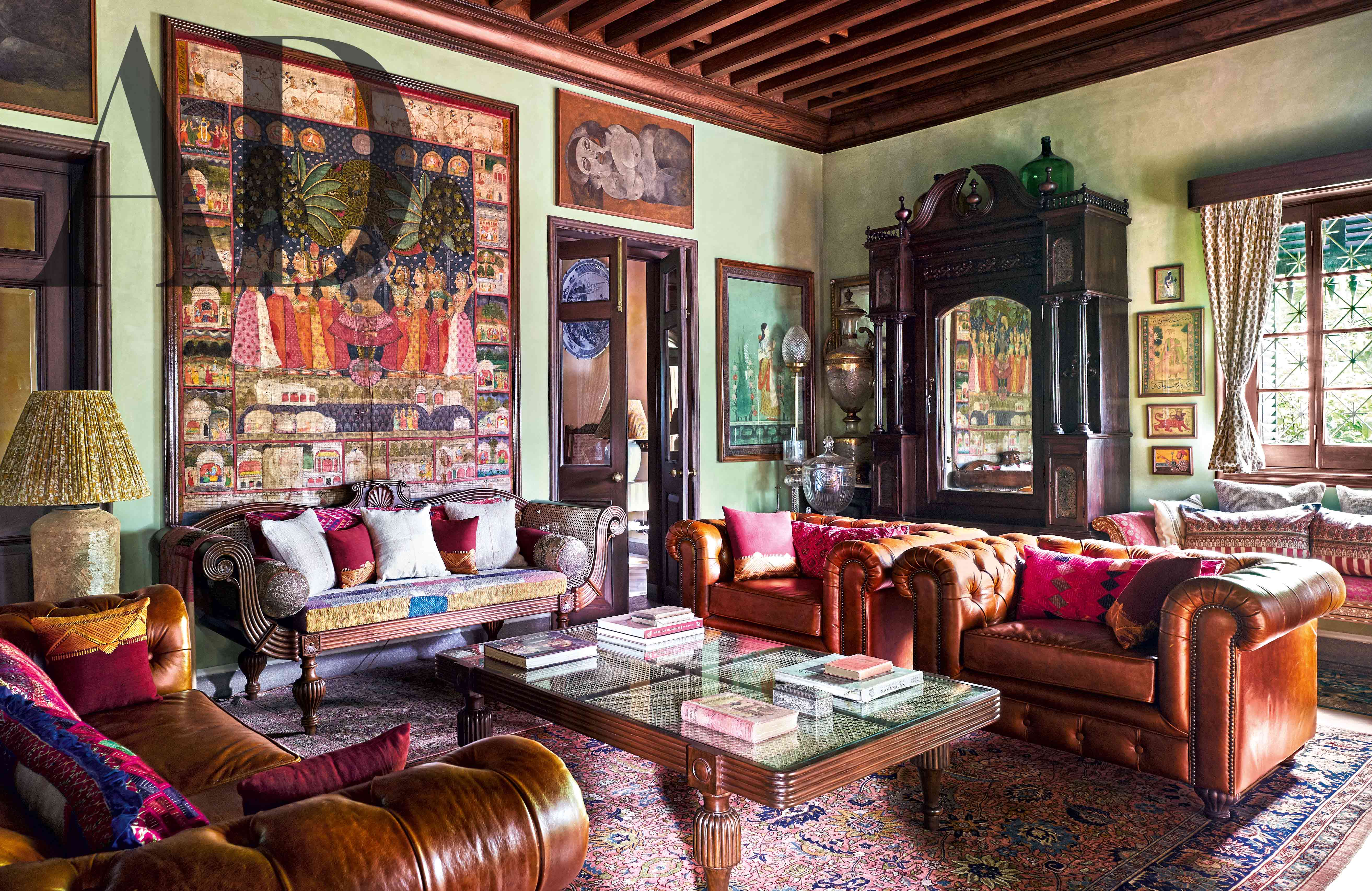 Inside the Calcutta mansion of Sabyasachi Mukherjee - AD September 2018 Style Issue